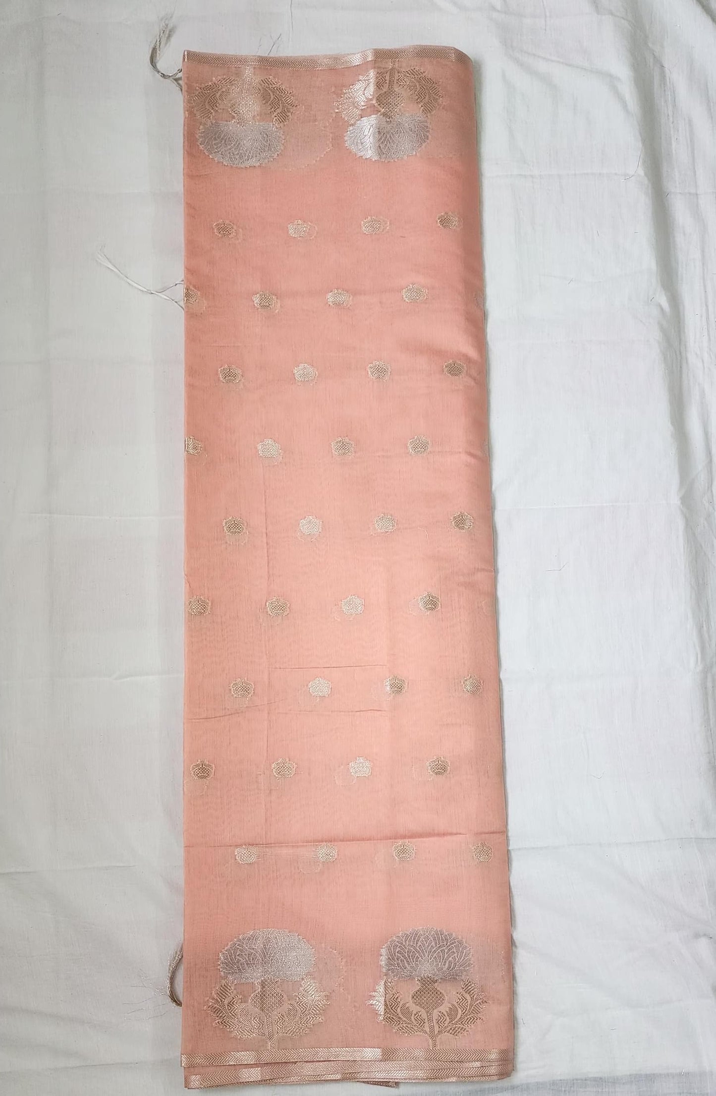 Banaras Cotton-Silk Saree with Rich Pallu – Subtle Elegance for Every Occasion